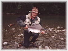 Alessandro con un Pink Salmon